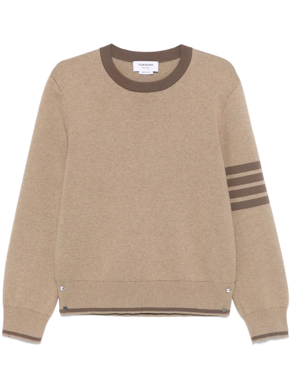THOM BROWNE - Men Milano Stitch Crew Neck Shirt - 5