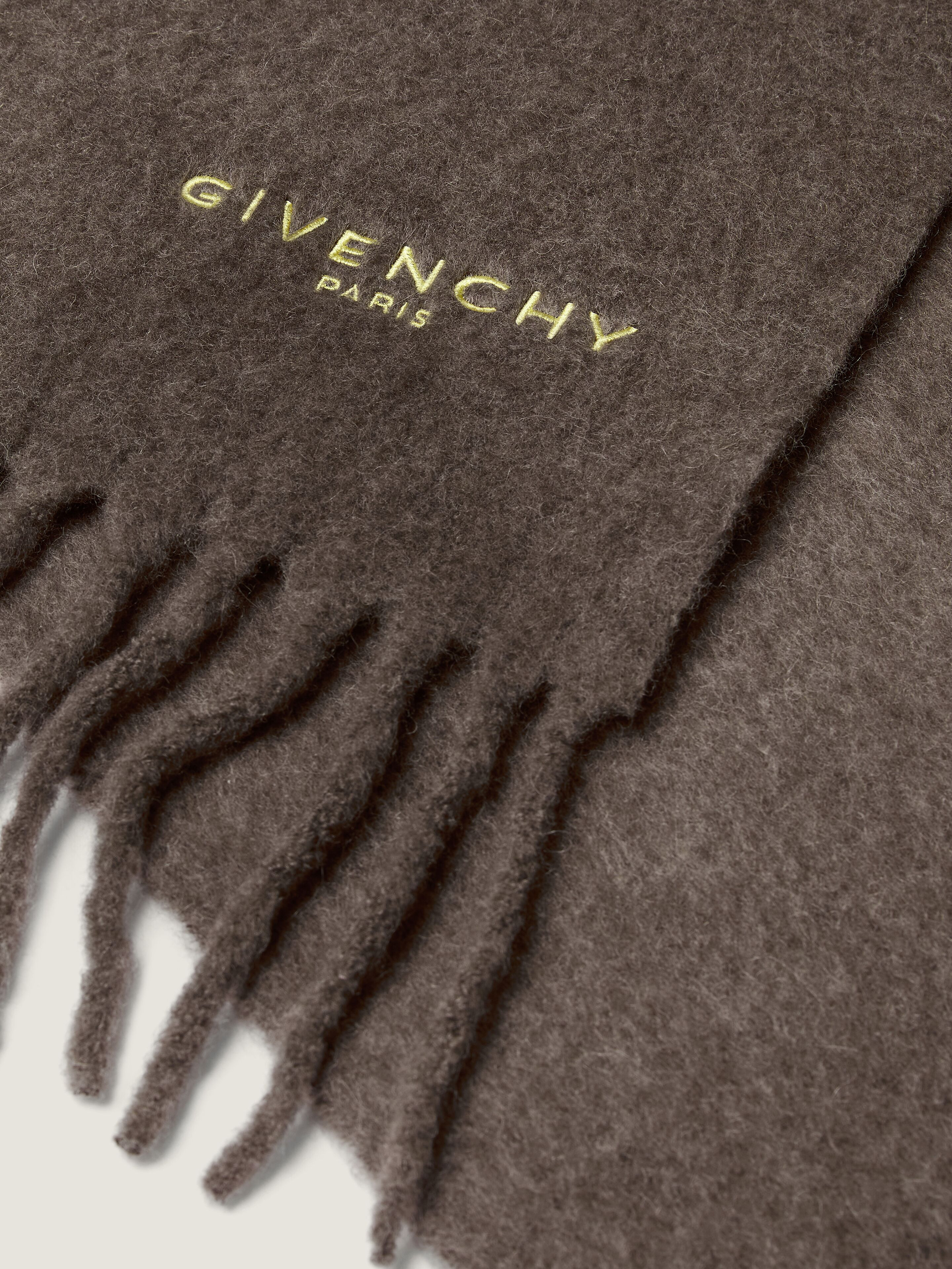 GIVENCHY PARIS LARGE SCARF IN ALPACA WOOL - 2