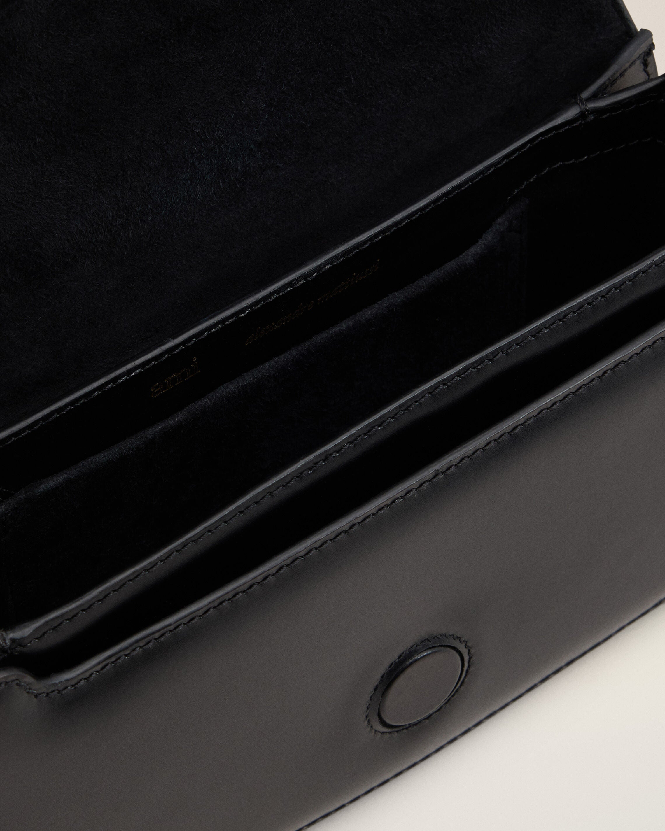 BLACK LEATHER SHOULDER BAG PARIS PARIS BAG - 5
