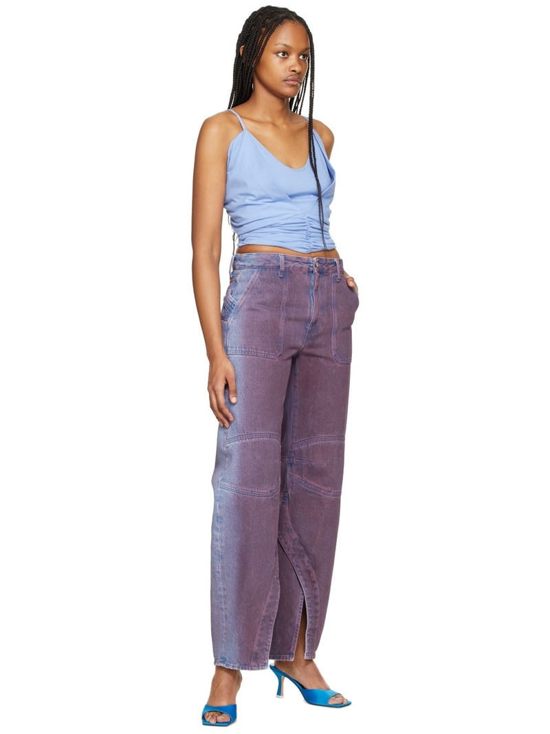 THE ATTICO Blue Niki Tank outlook