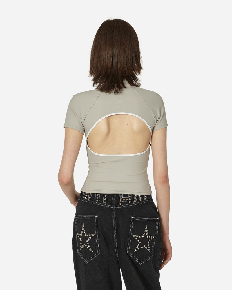 Slashed Zip Top Beige 3