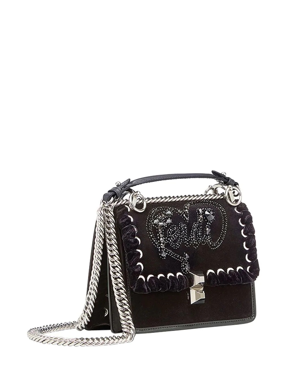 Kan I logo embellished shoulder bag - 2