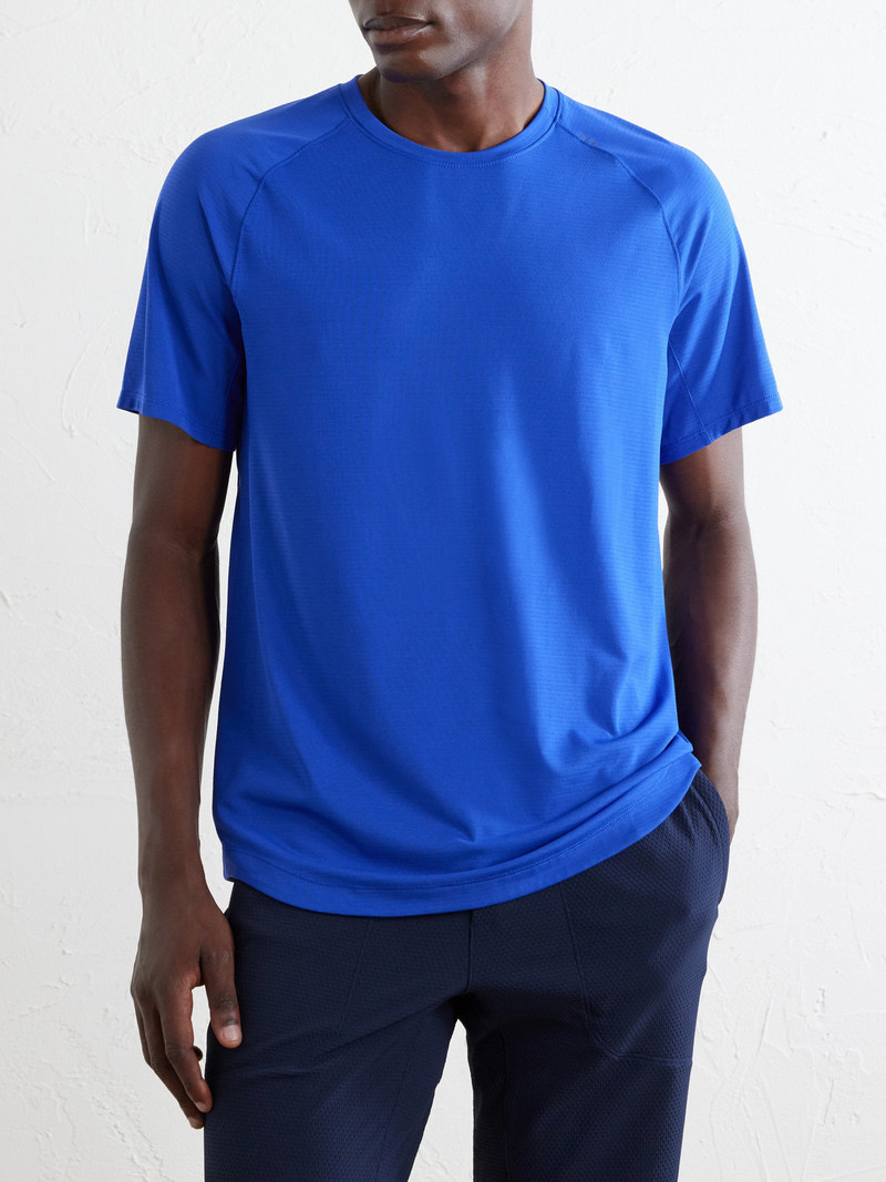 License to Train Striped Stretch Recycled-Jersey T-Shirt 3