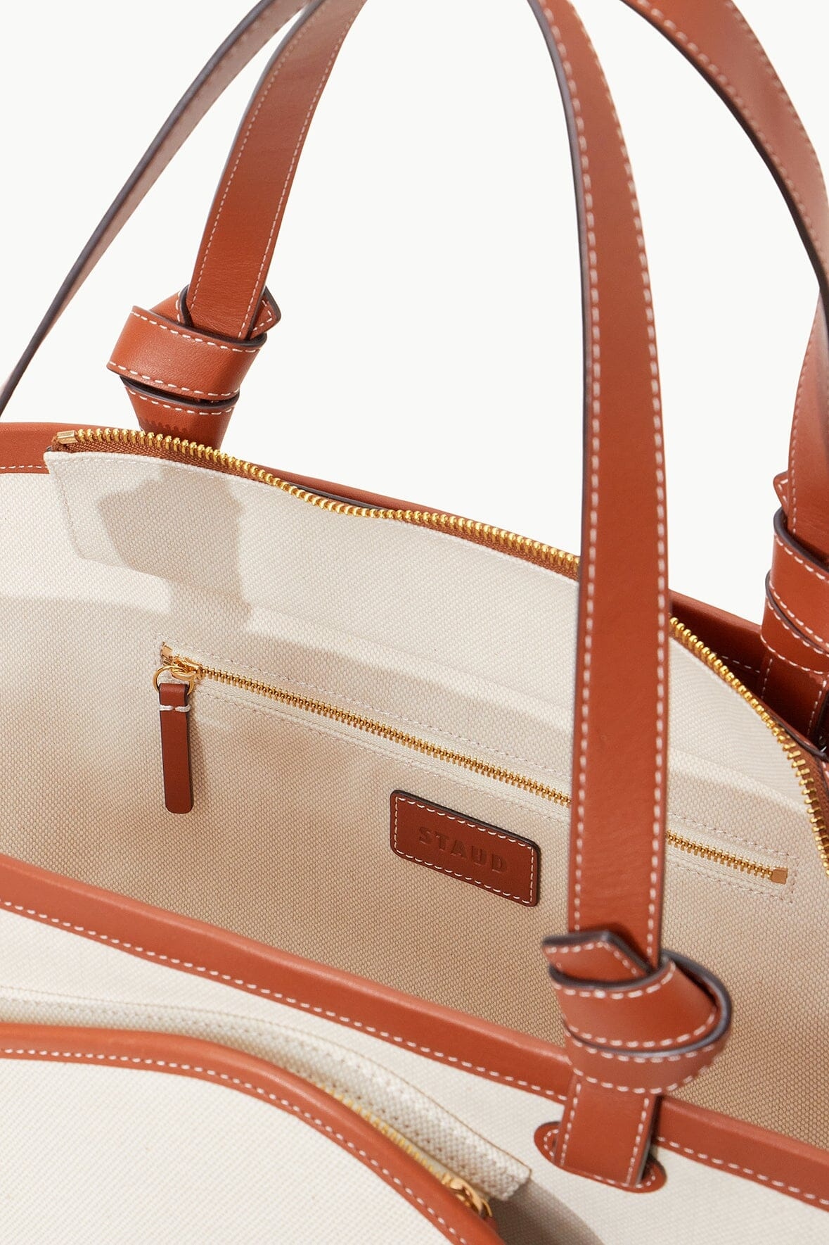 STAUD REPLAY TOTE NATURAL TAN - 5