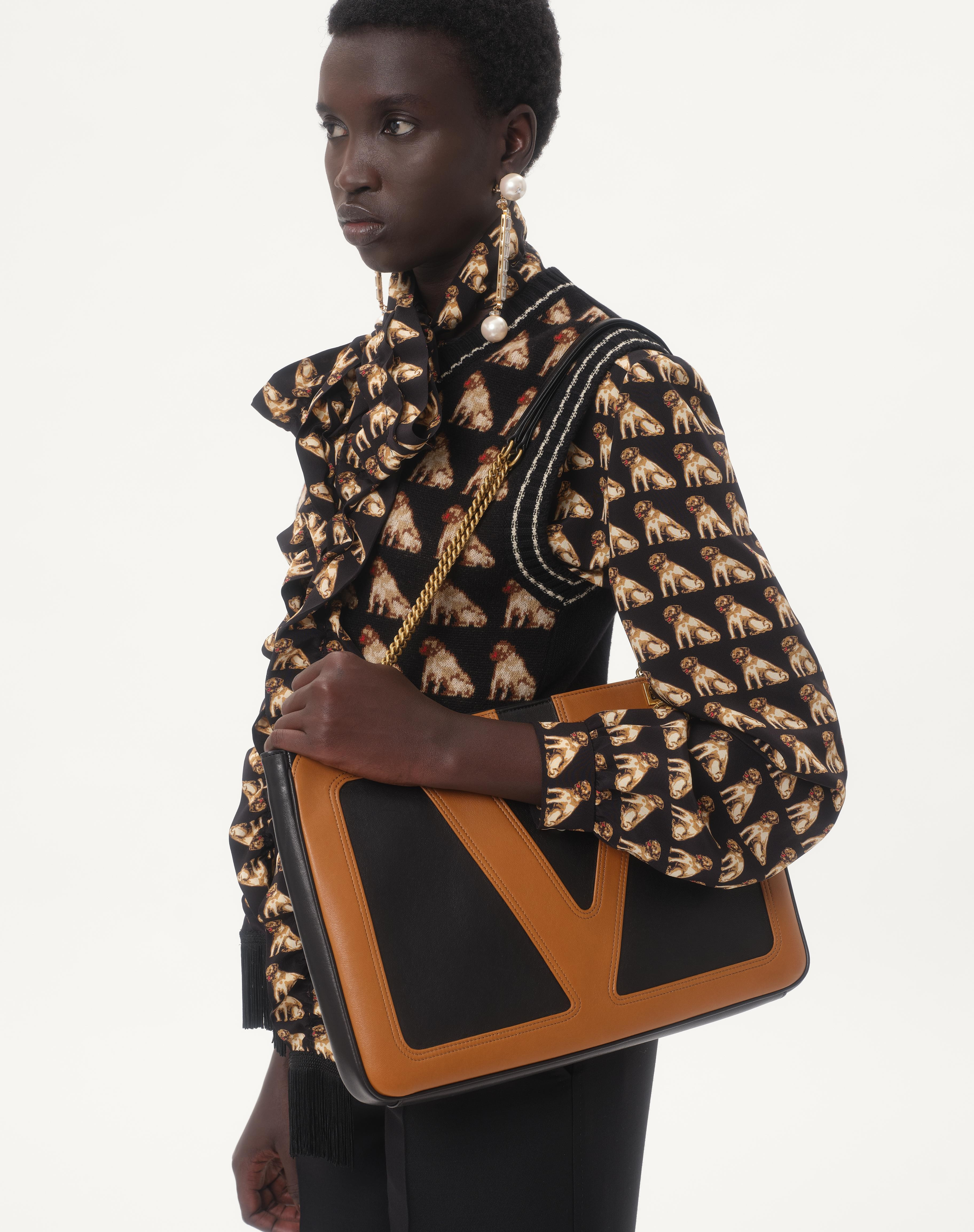 CREPE DE CHINE SHIRT WITH PETIT CHARLES PRINT - 3