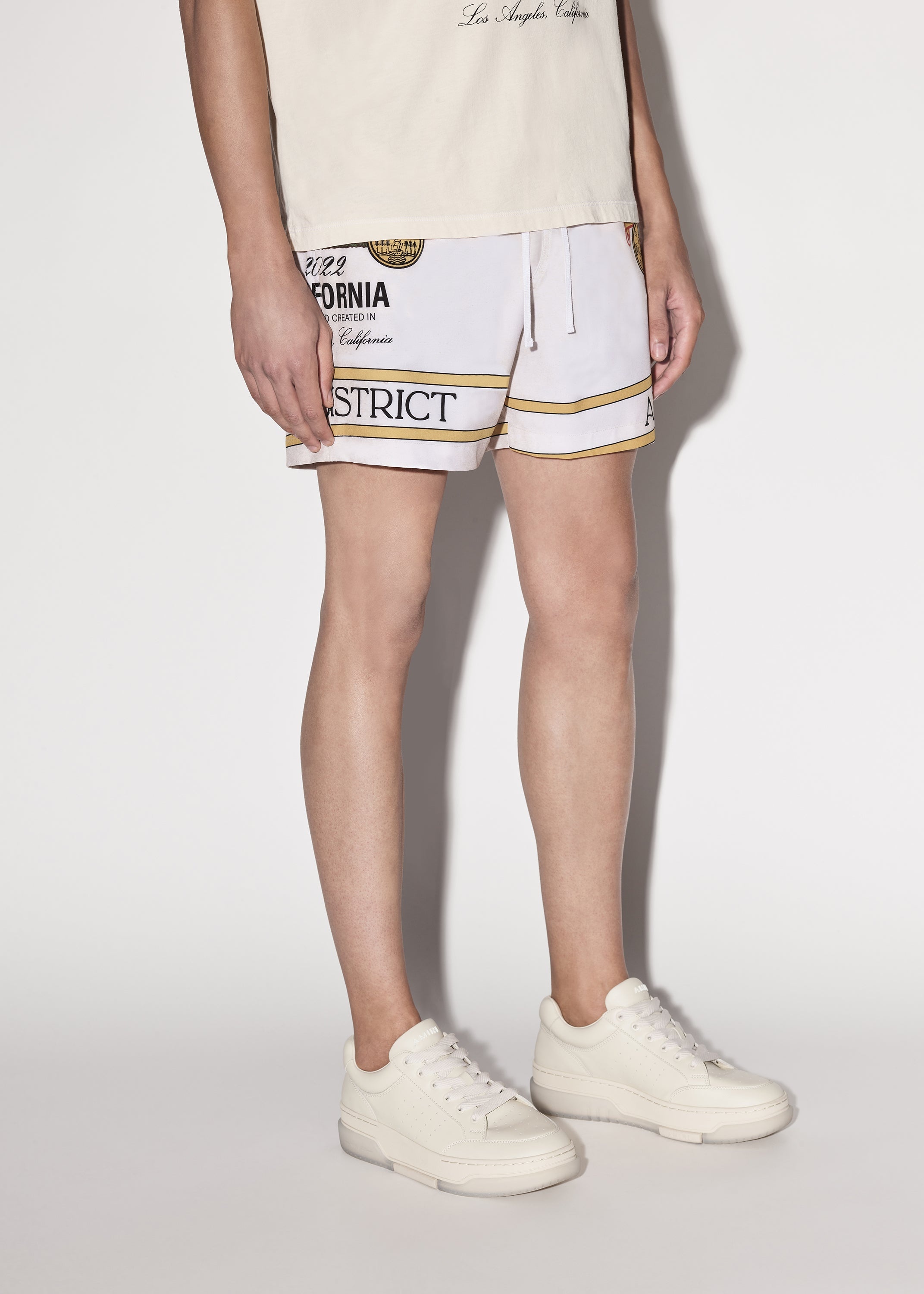 AMIRI AMIRI RUM LABEL SWIM TRUNK | REVERSIBLE