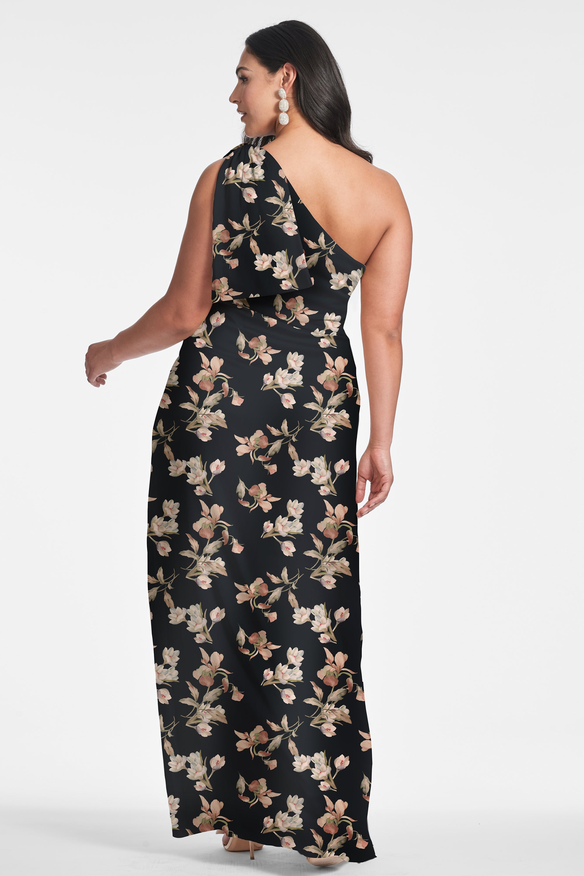 Chelsea Gown - Black Venetia Petal - 7