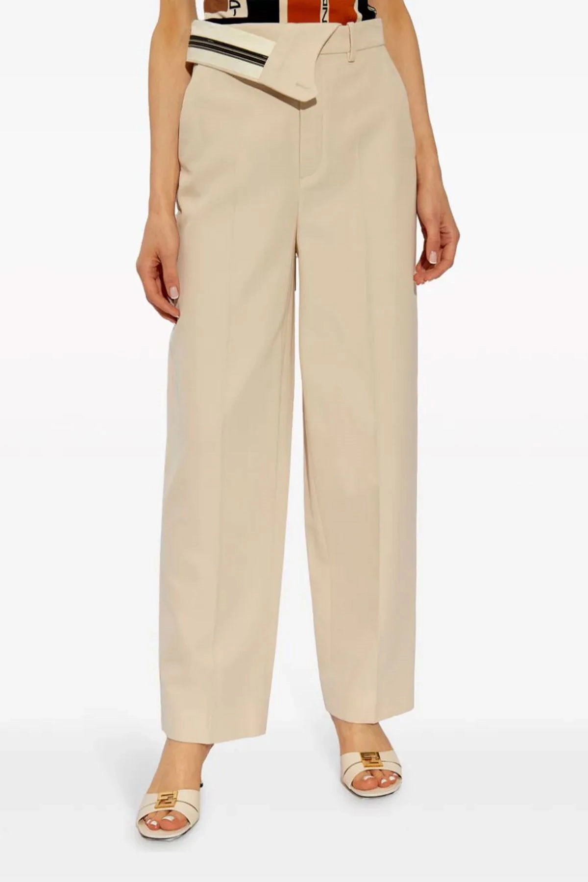 'Fendi Roma' gabardine pants - 2