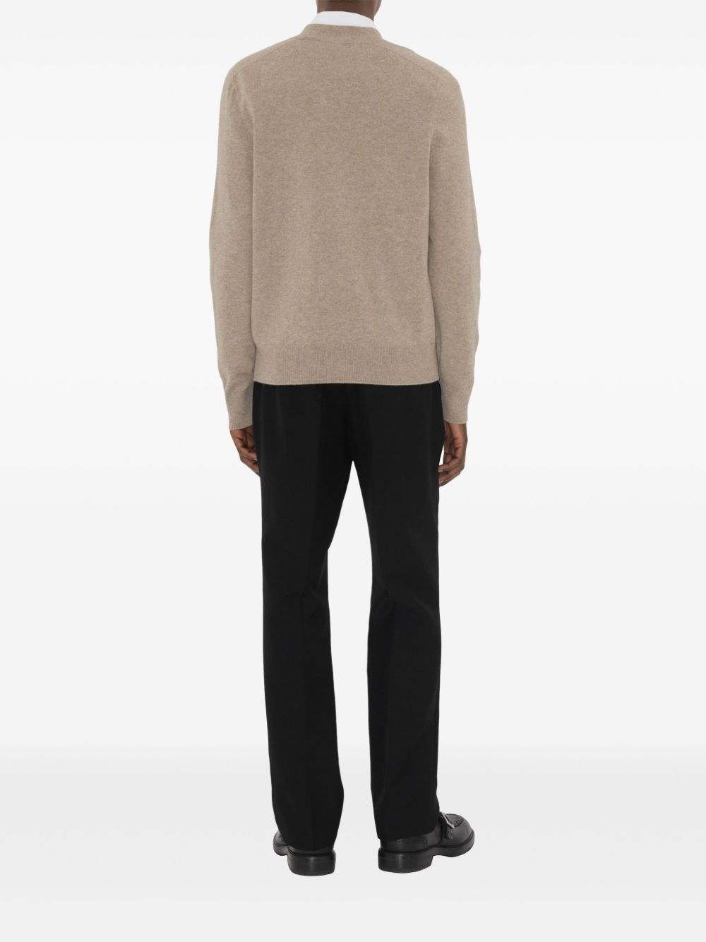 mélange-effect cardigan - 4