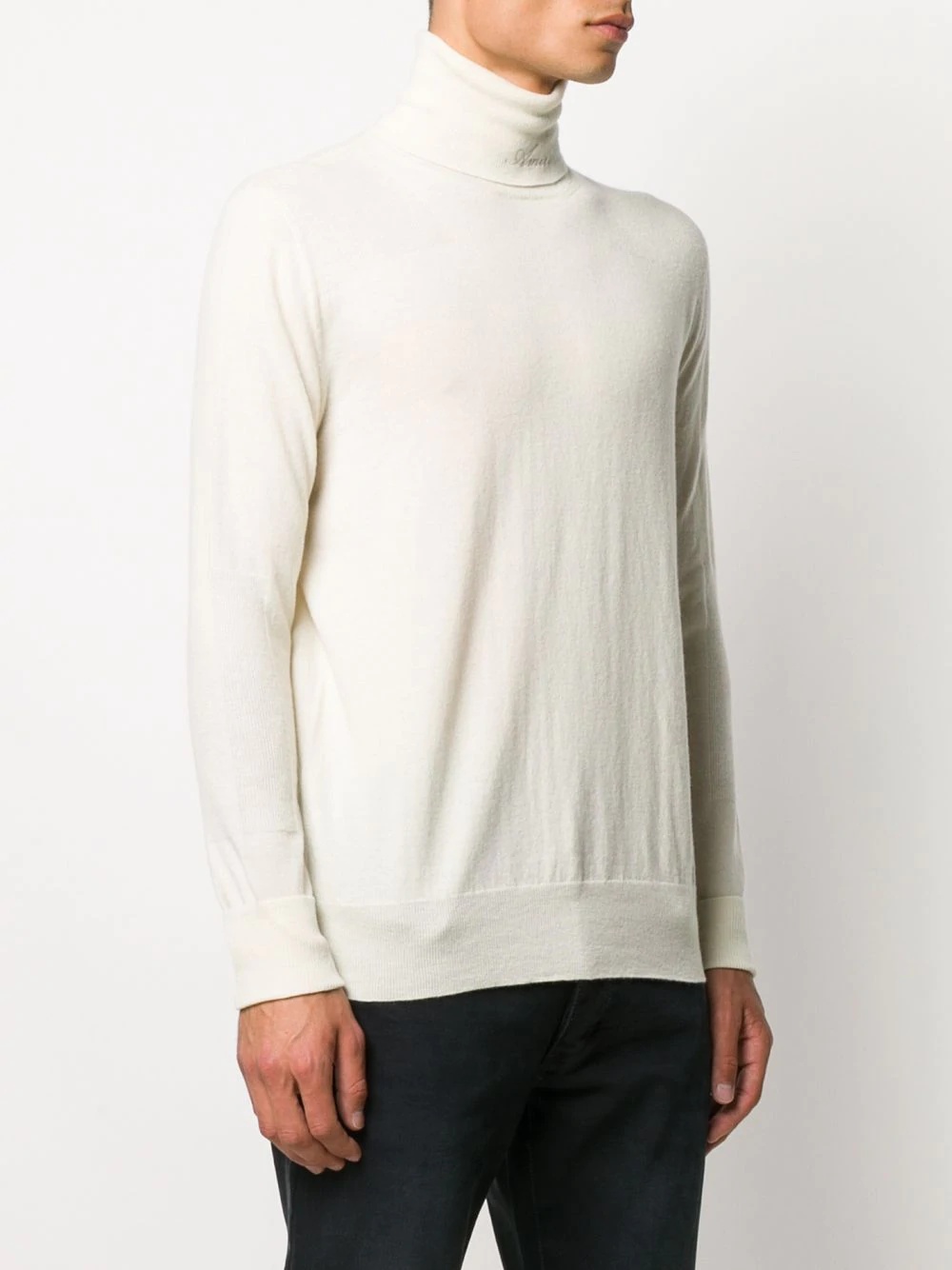 turtleneck wool jumper - 3