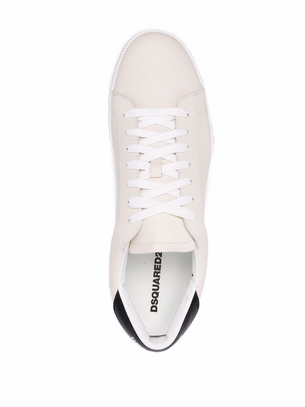 logo-print low-top sneakers - 4