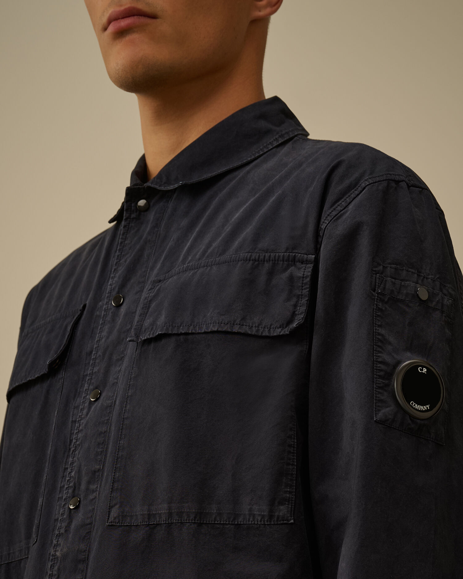Microreps Peached Lens Button Overshirt - 5