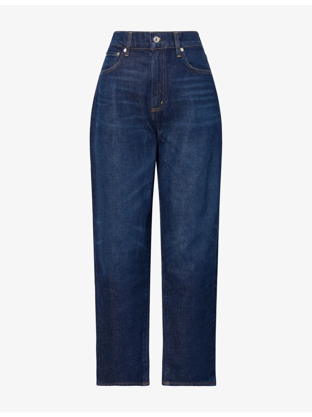 Five-Pocket Tapered-Leg Denim Jeans - 1