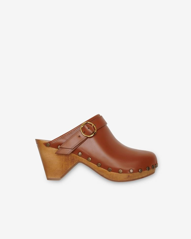 TITYA LEATHER CLOGS 1