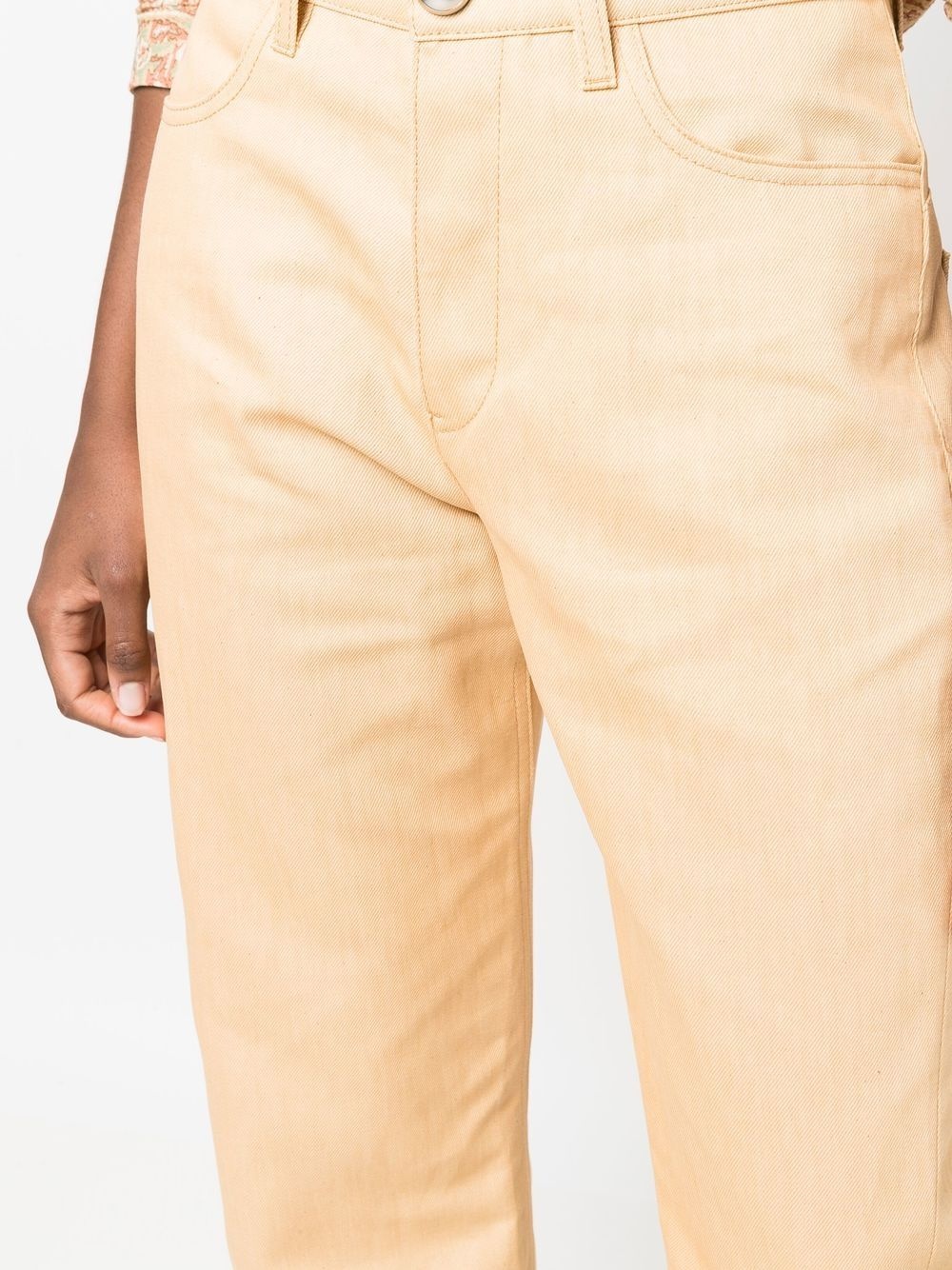 high-waisted tapered jeans - 5