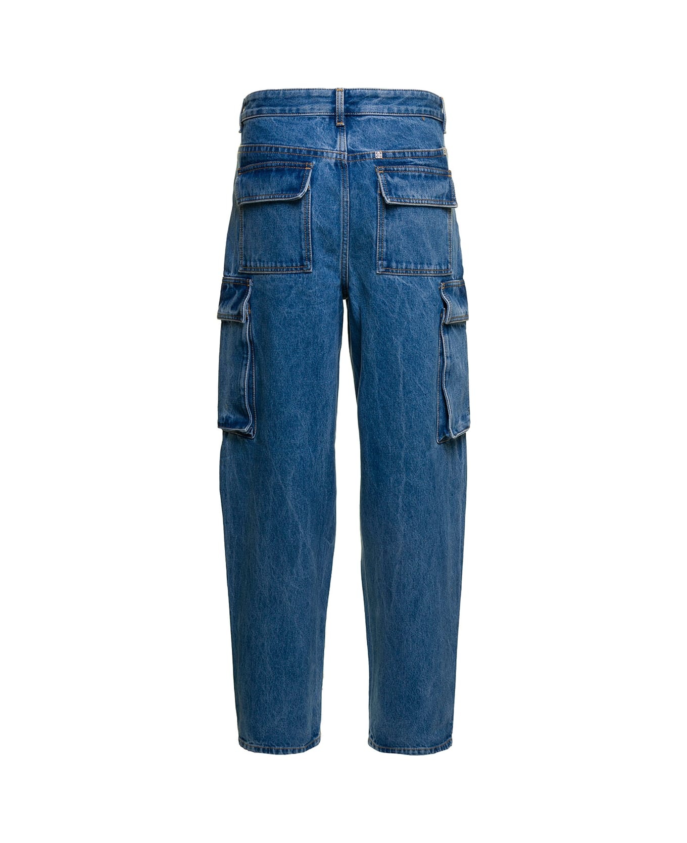 Denim Cargo Pants - 2