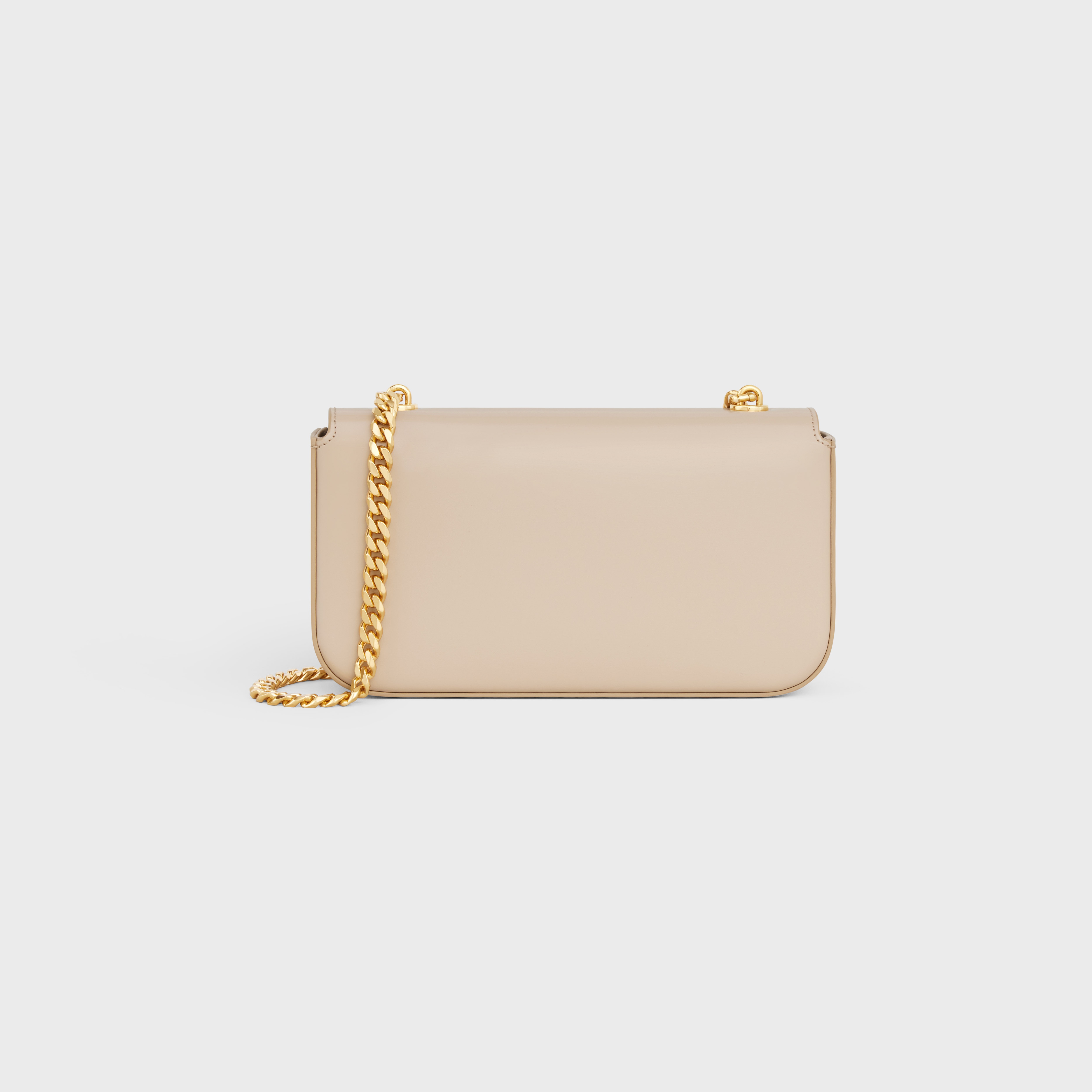 CHAIN SHOULDER BAG CLAUDE in shiny calfskin - 3