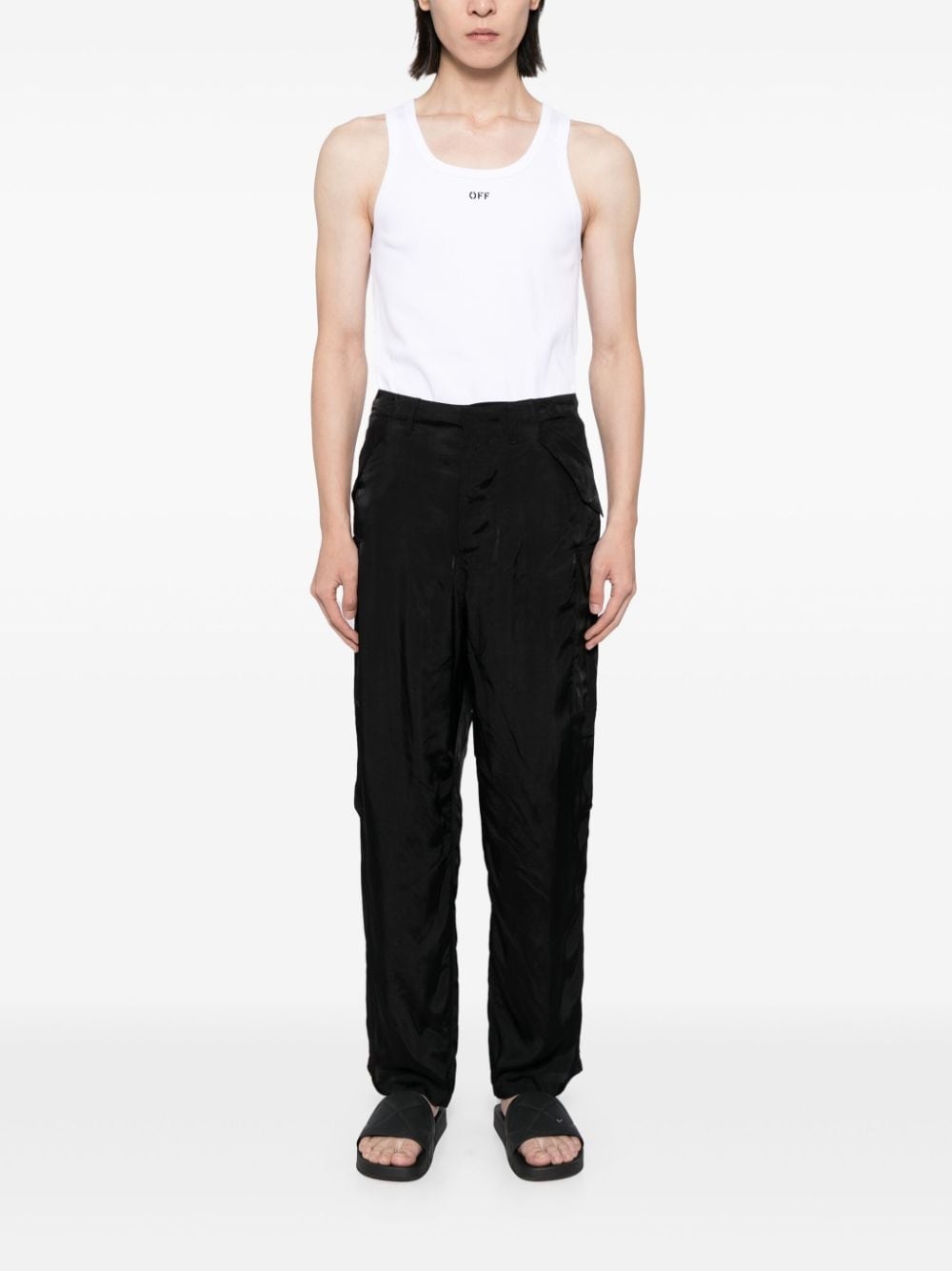 satin trousers - 2