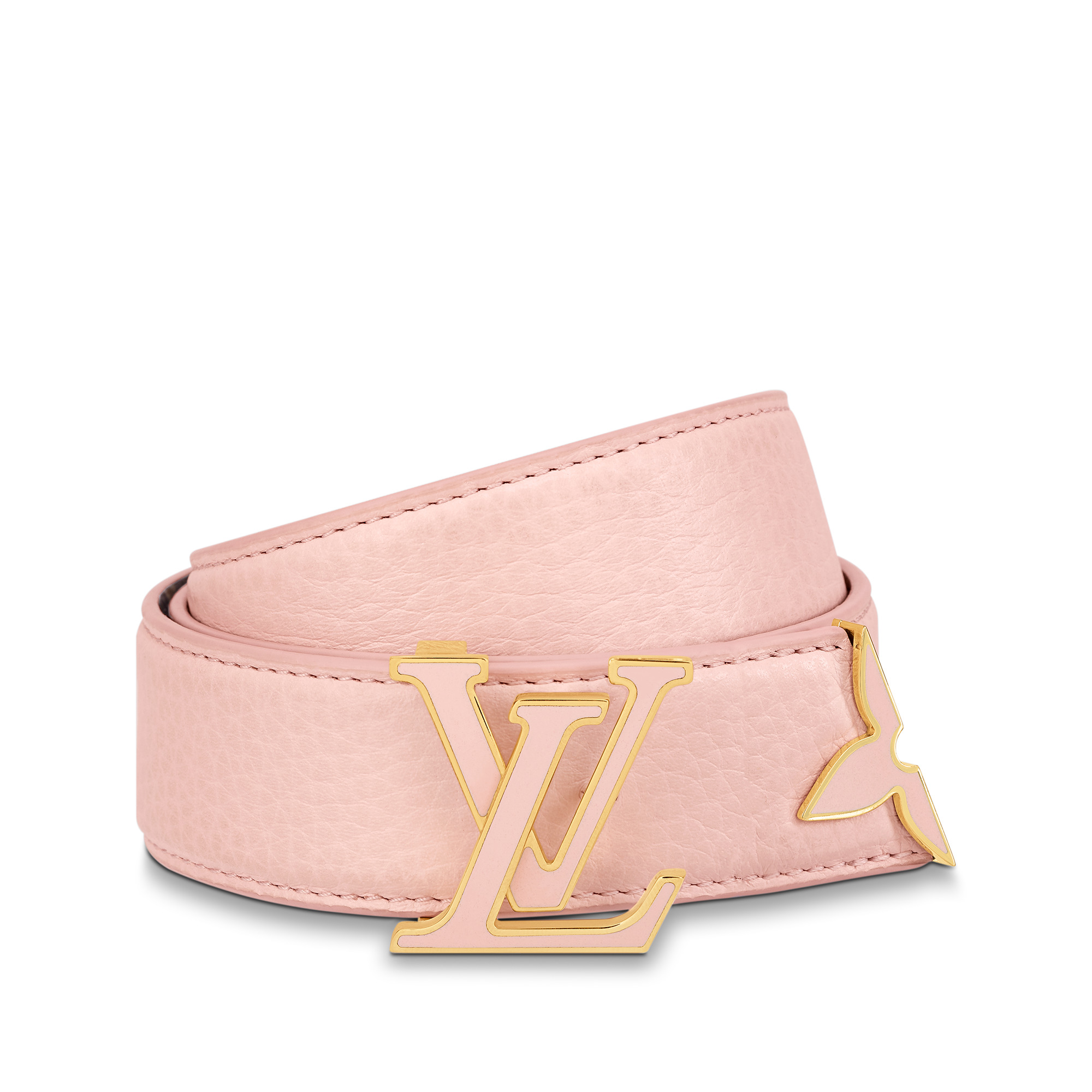 Pretty LV Enamel 30mm Reversible Belt - 2