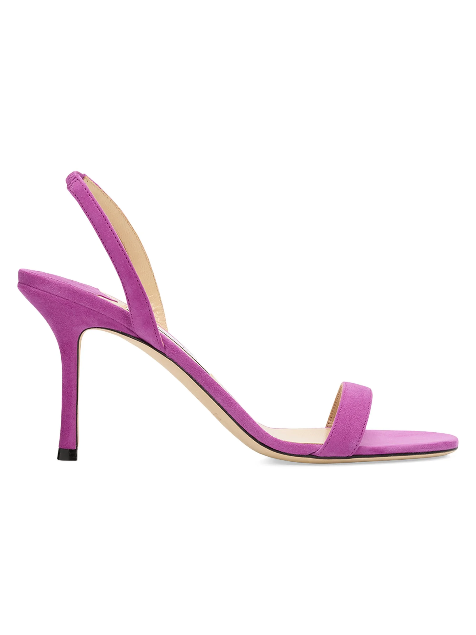 Women's Jenn 85MM Suede Slingback Sandals - Violet Orchid - 1