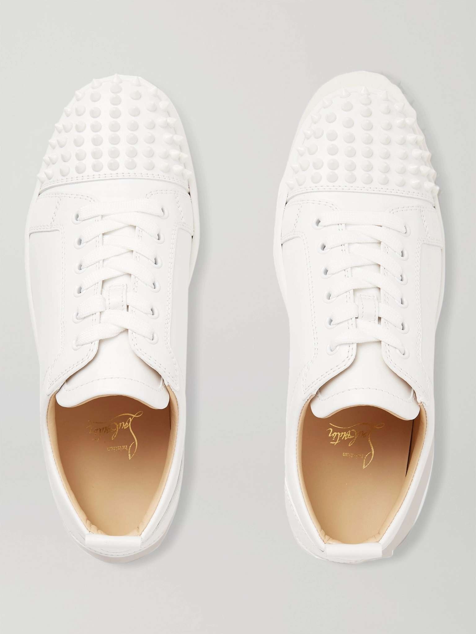 Louis Junior Spikes Cap-Toe Leather Sneakers - 8