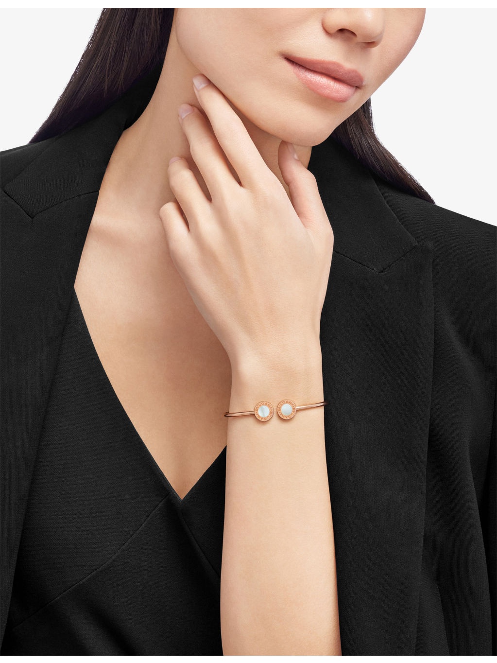 Bvlgari Bvlgari 18ct Rose-Gold and Mother-of-Pearl Bracelet - 4