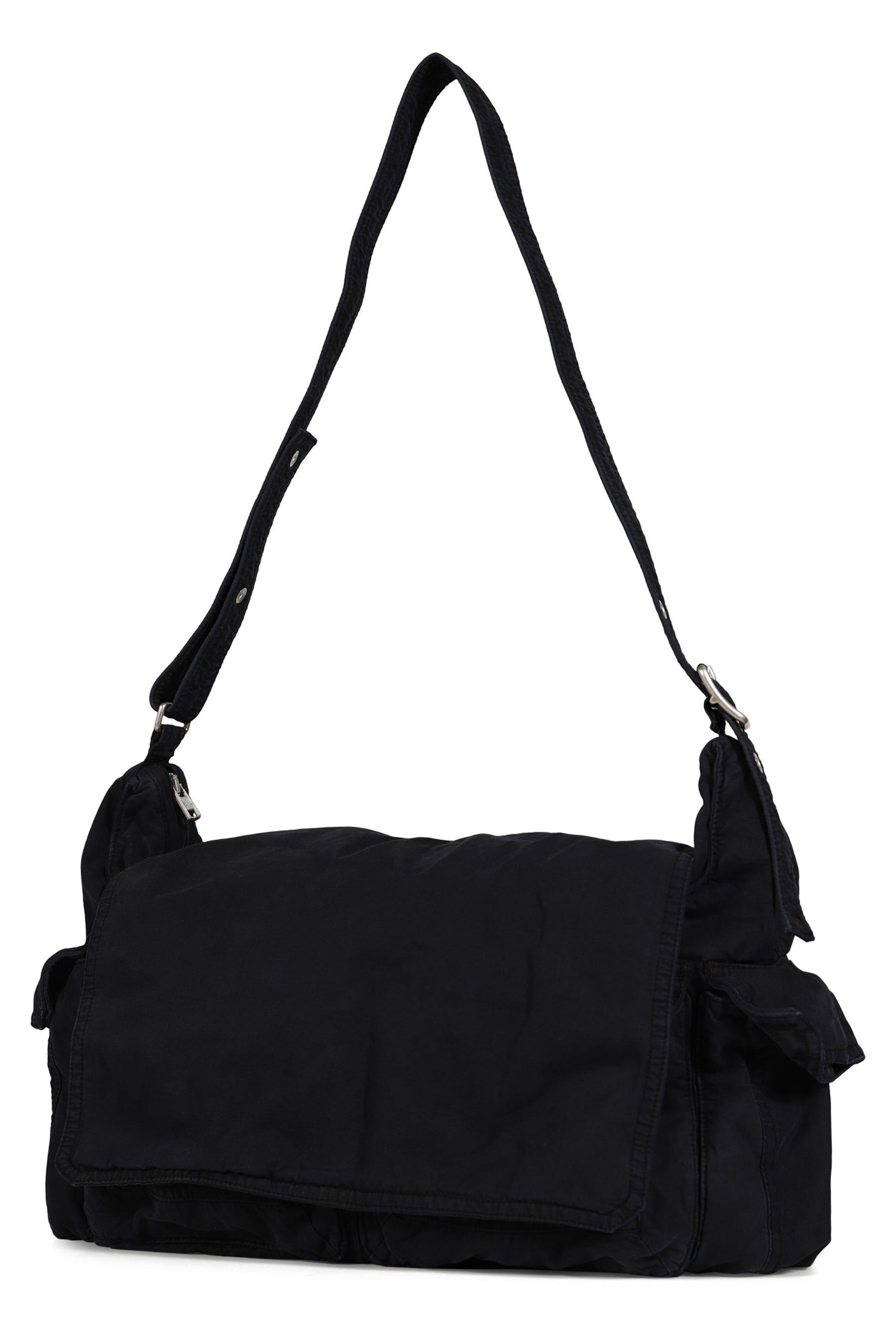 TWILL CARGO BAG WOVEN / BLACK - 2