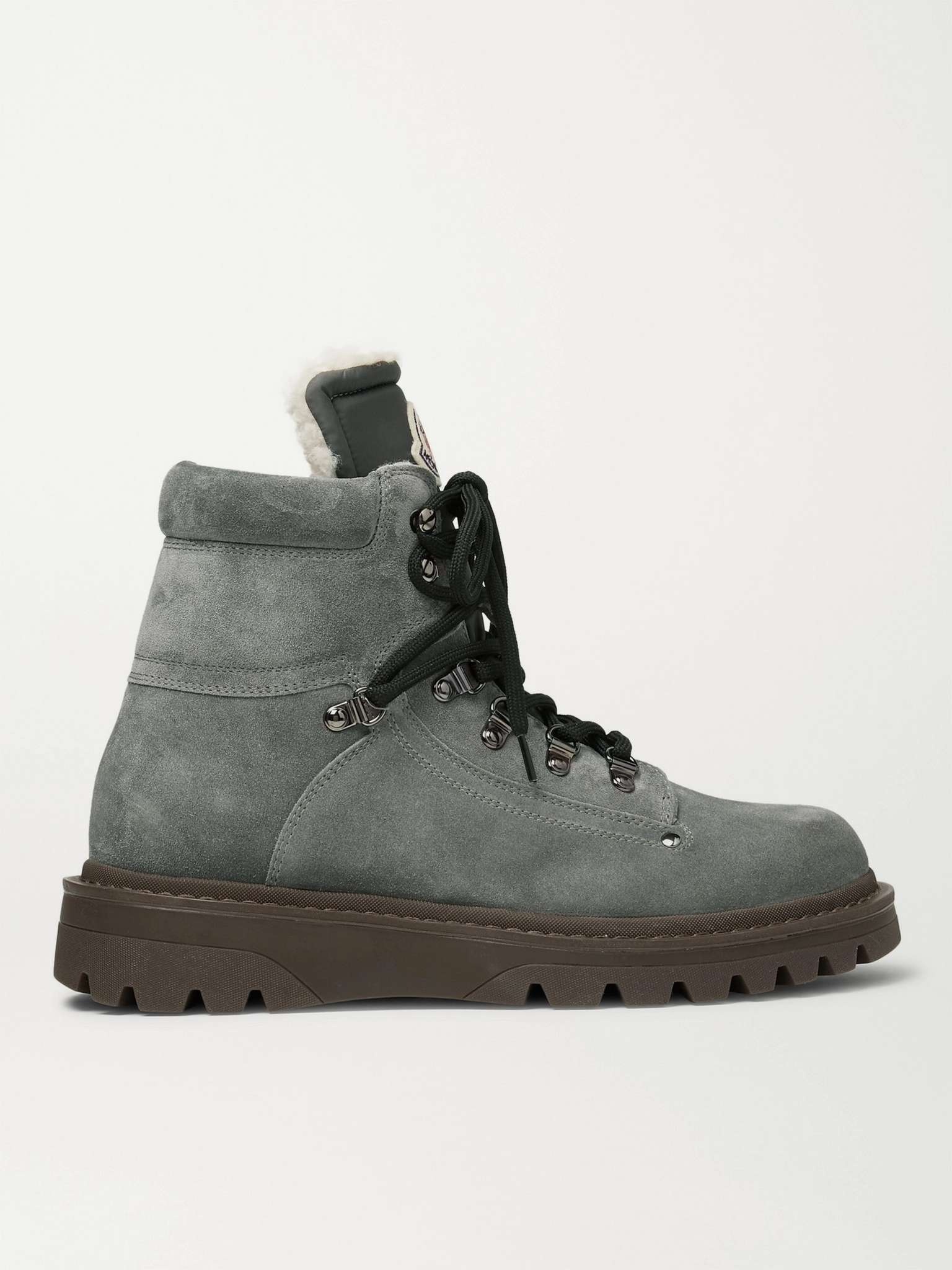 Egide Shearling-Lined Suede Boots - 1