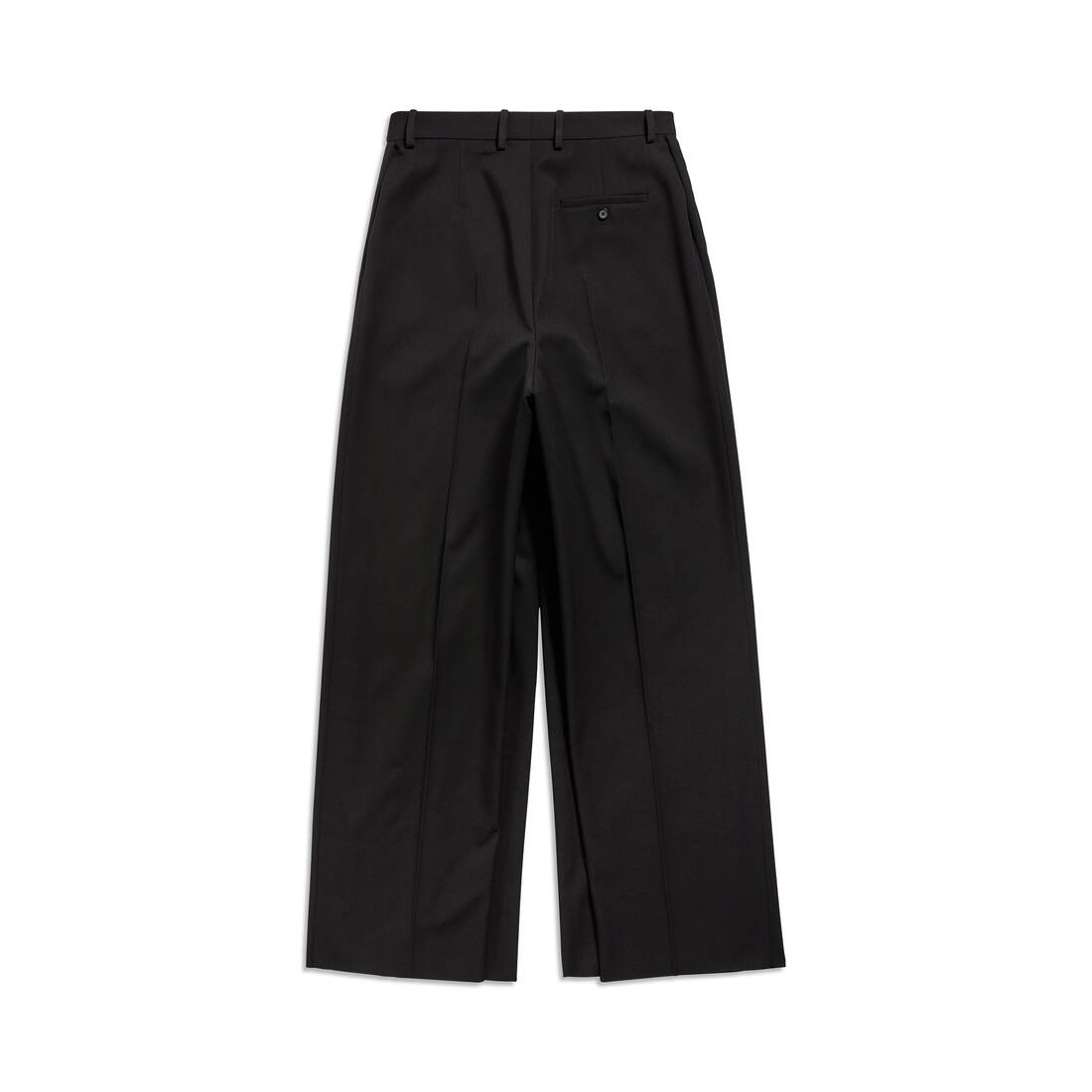 Double Front Pants in Black - 6