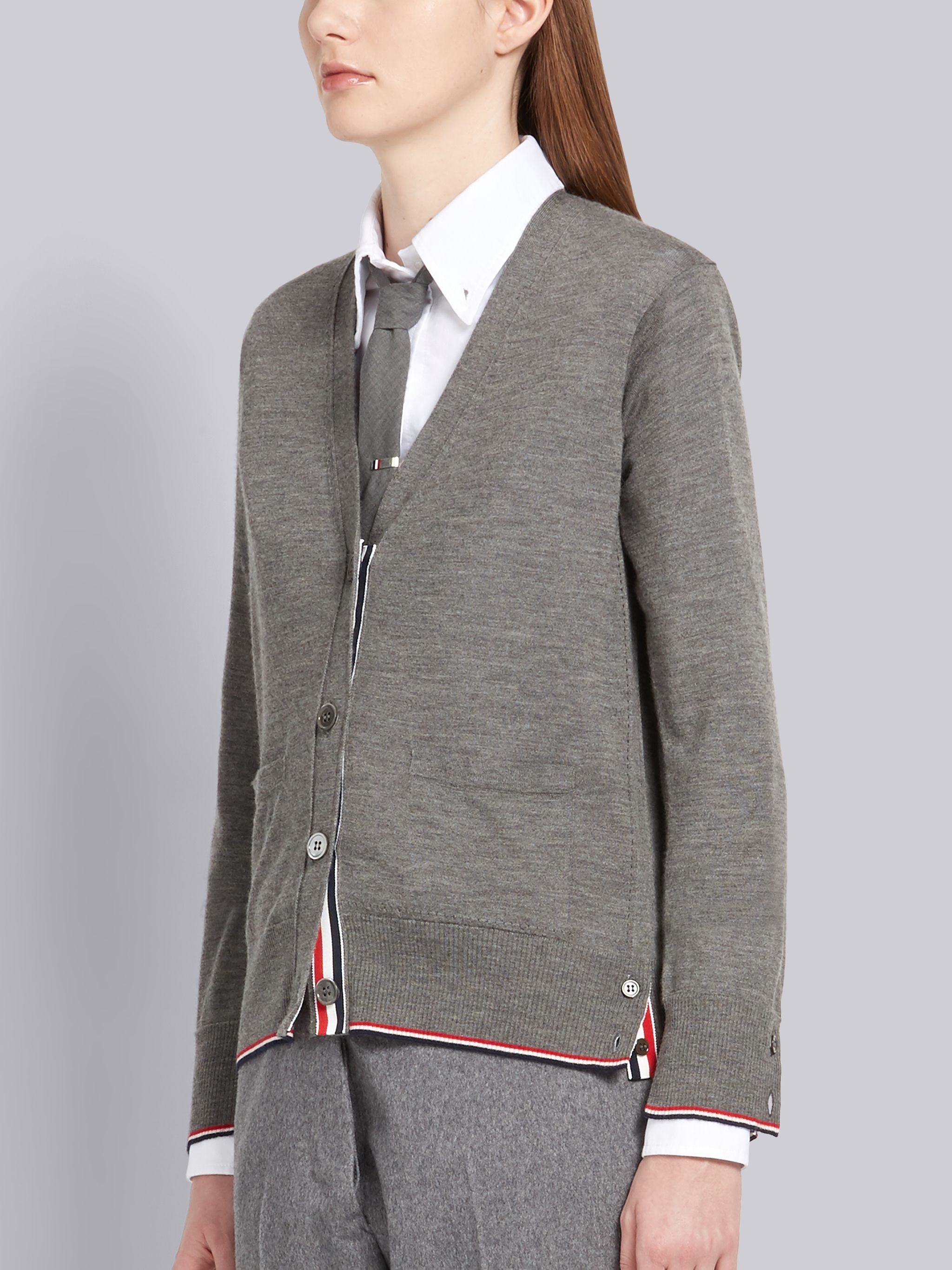 RWB Tipping Cashmere Cardigan - 2