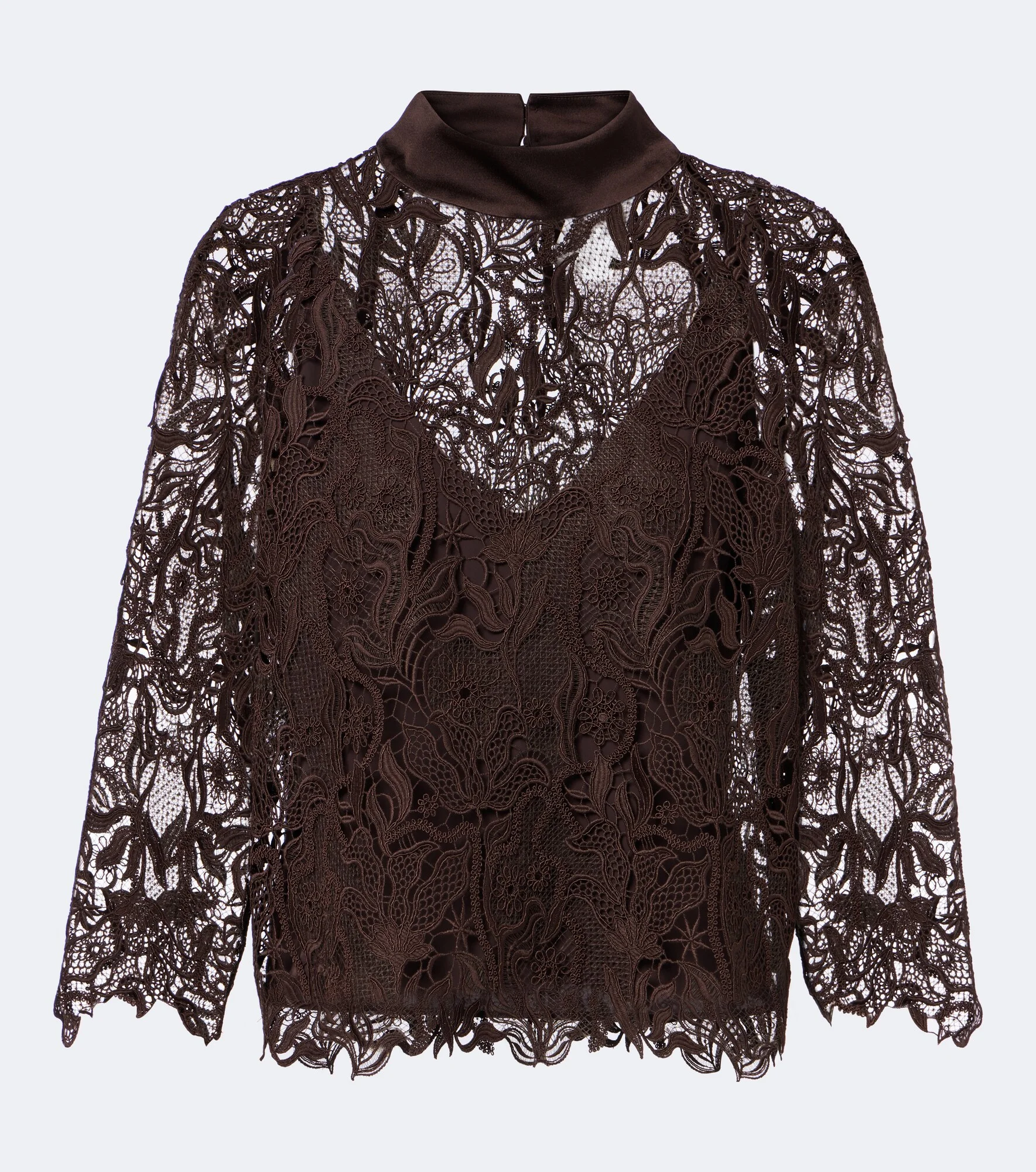 Floral lace top - 1
