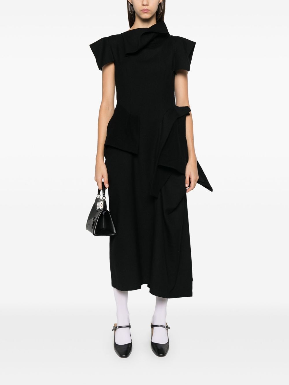 asymmetric maxi dress - 2