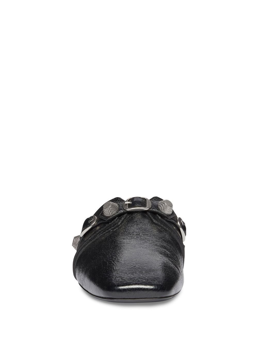Cagole studded leather slippers - 6