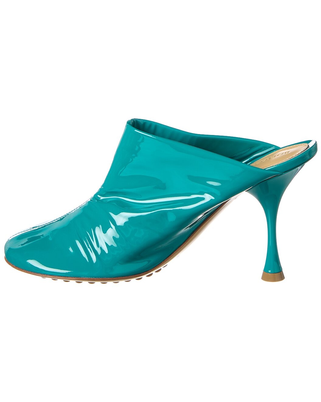 Bottega Veneta Dot Sock Patent Mule - 2
