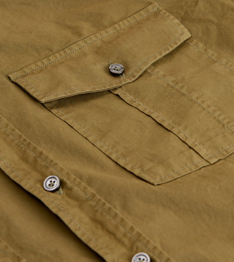 SHIRT IN COTTON - GREEN 5