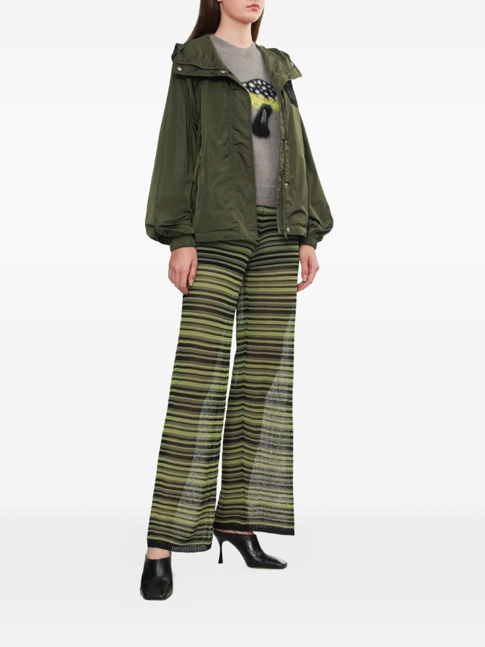 striped-pattern trousers - 2