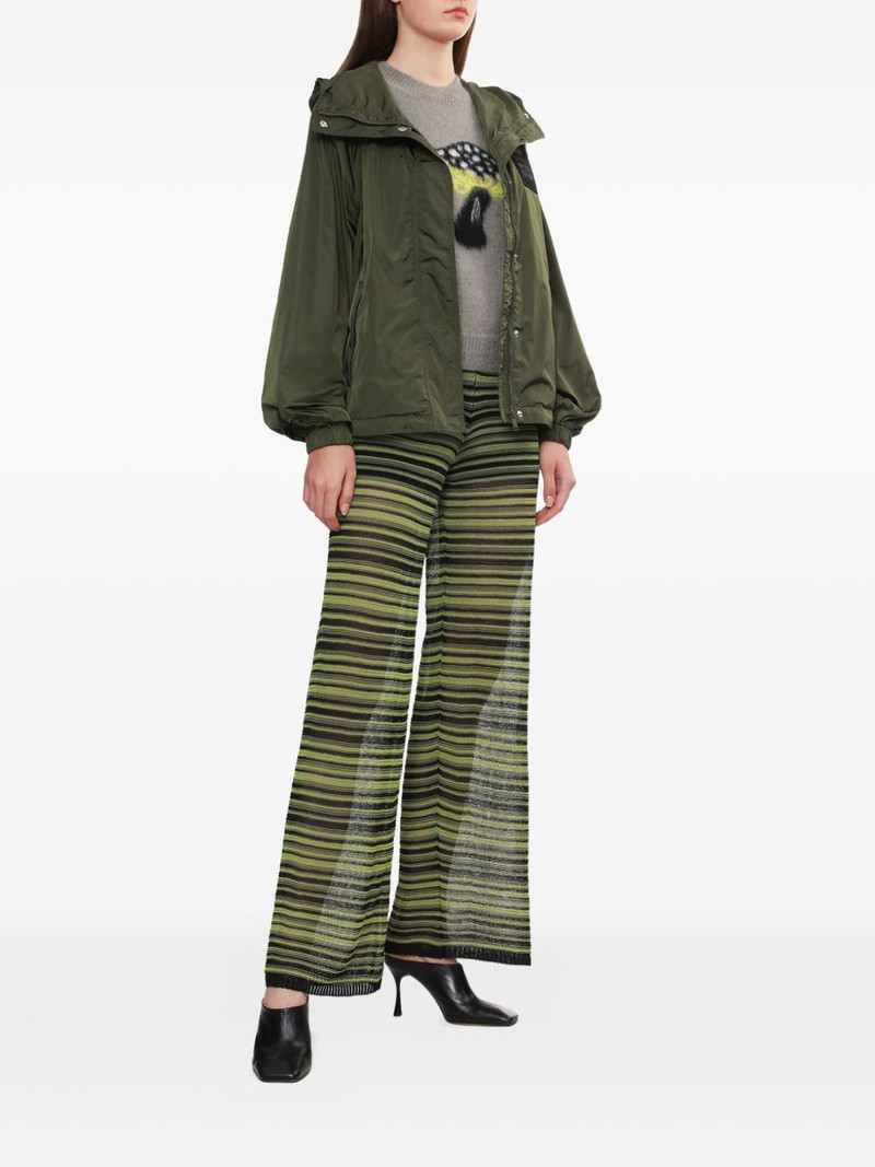 GANNI striped-pattern trousers outlook