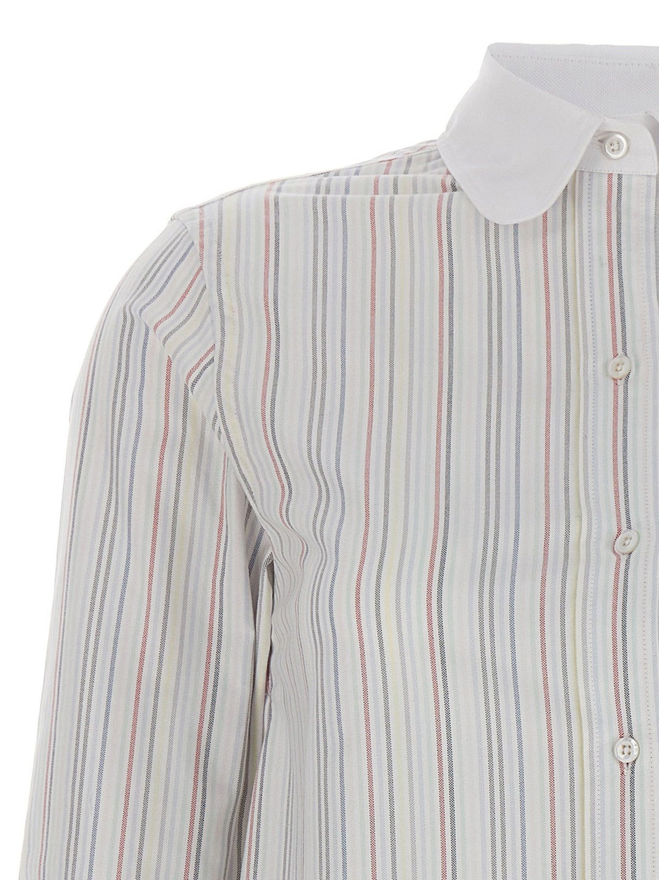 ワンピース THOM BROWNE Striped shirt dress Multicolor FDSD95CF0272 Thom Browne Striped Cotton Shirt Dress In Multi | ModeSens