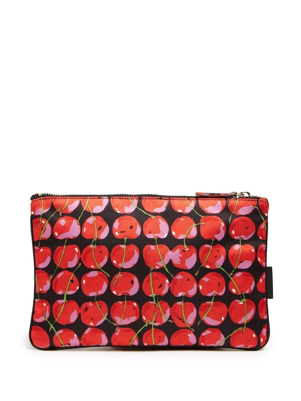 cherry-print clutch bag - 2