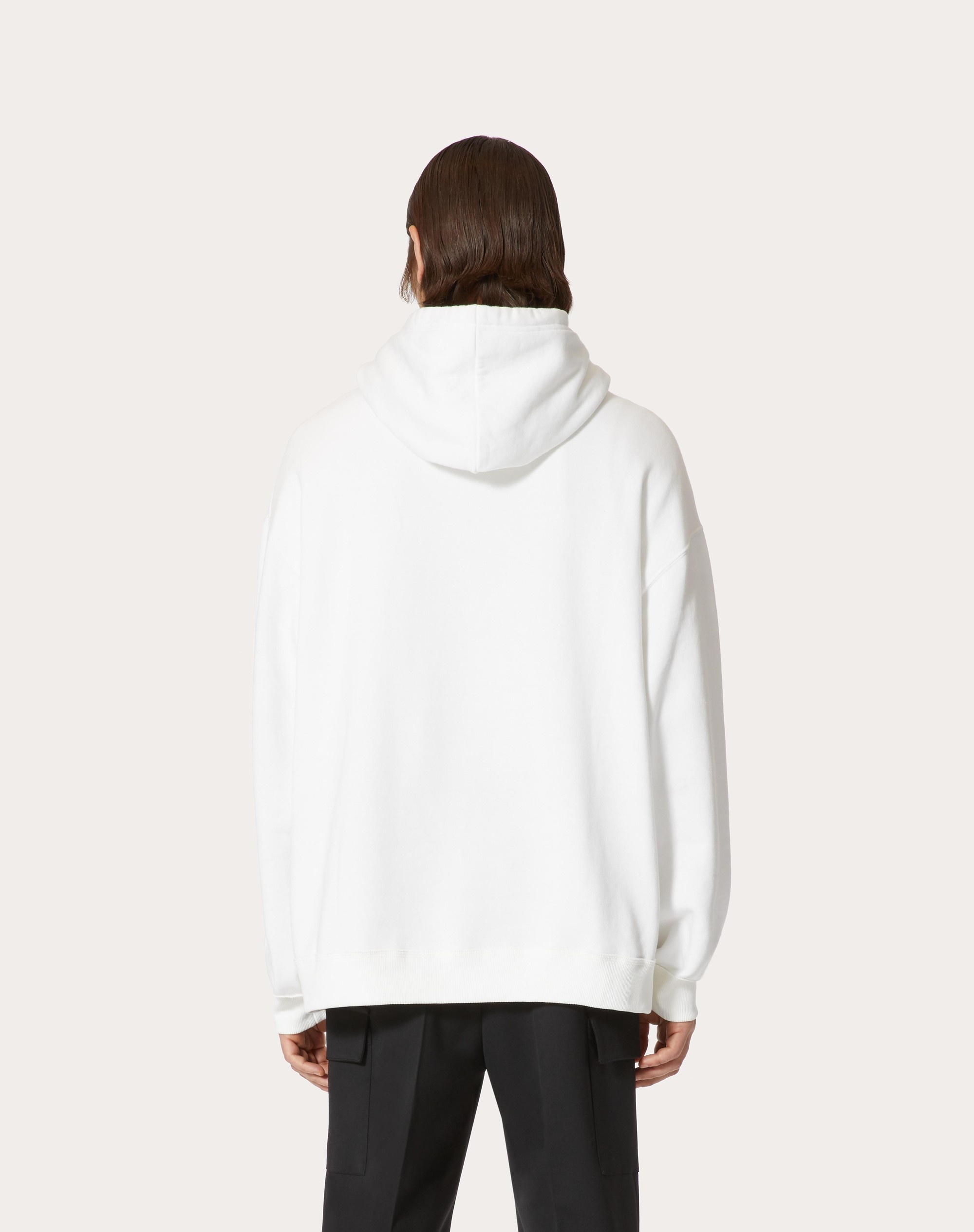 SWEATSHIRT WITH VALENTINO EMBOSSED - 4