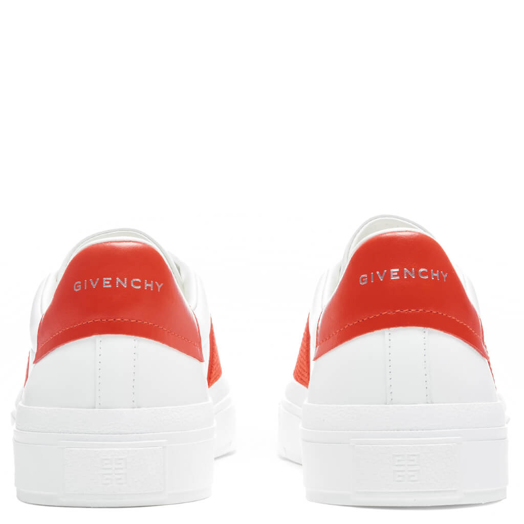 GIVENCHY CITY SPORT SNEAKERS - WHITE/RED - 4