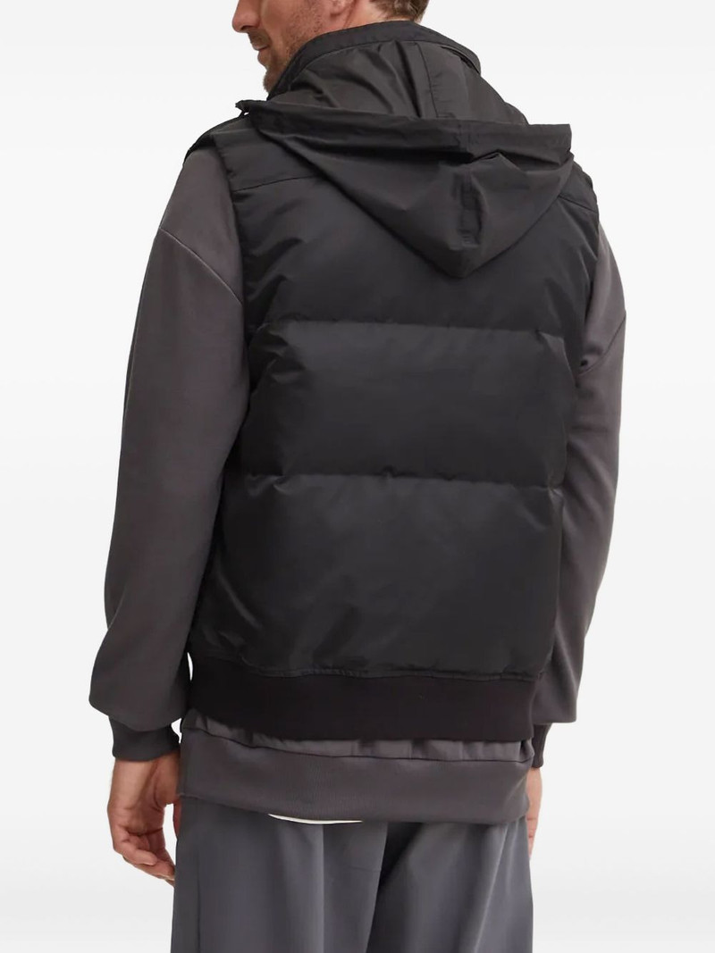hooded zip-up gilet 3