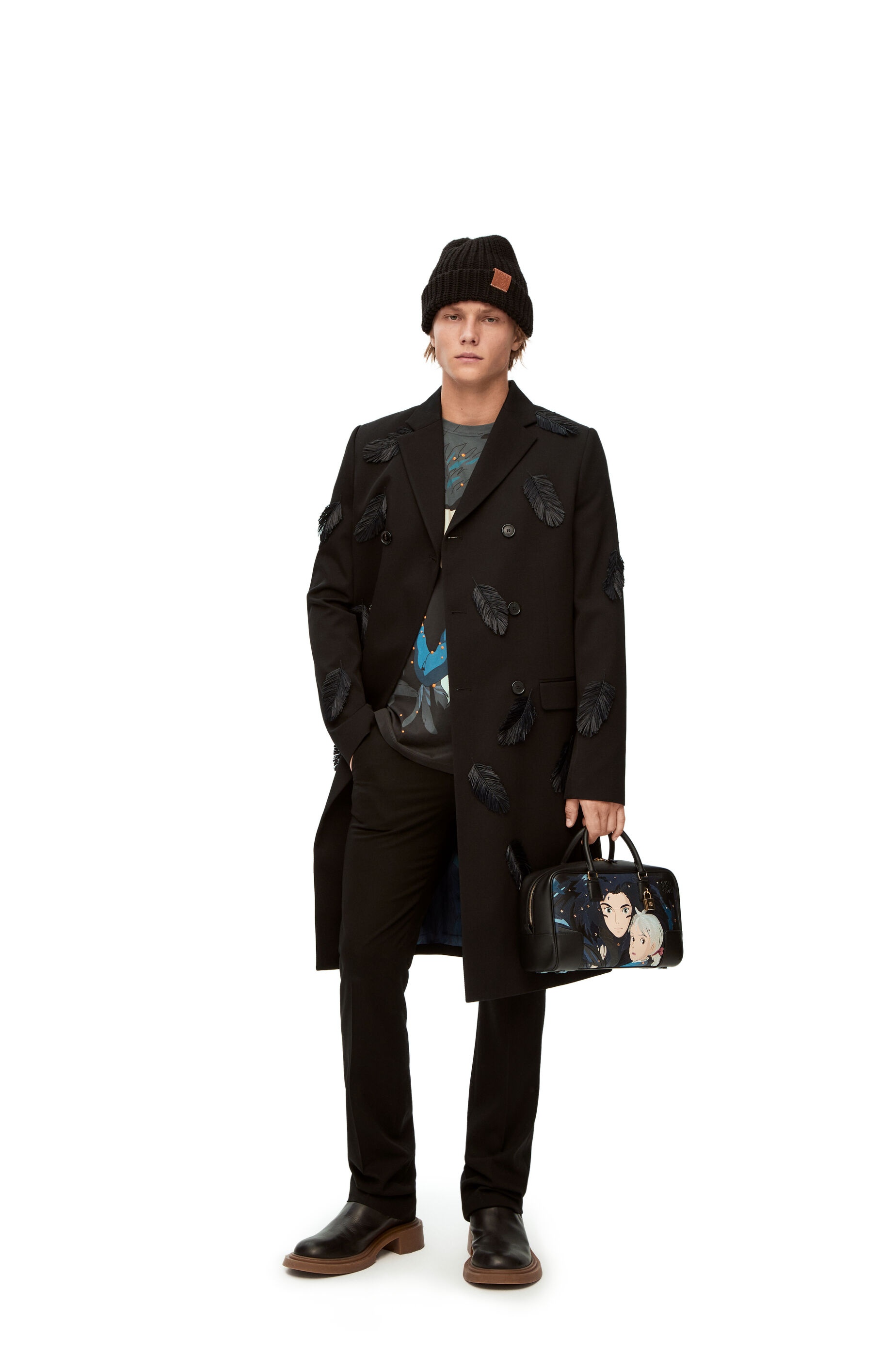 Howl long coat in wool - 2