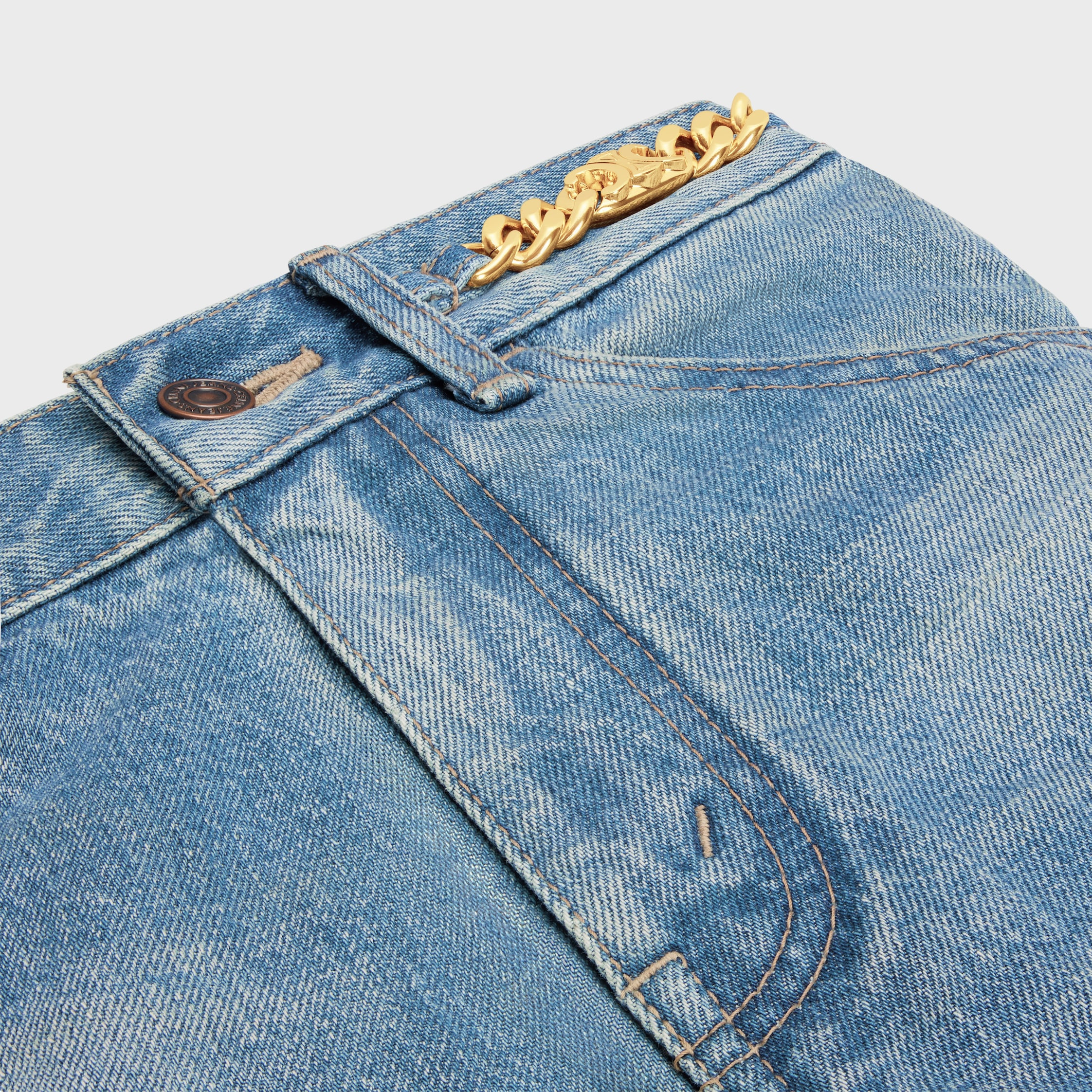 KITTY JEANS IN PISMO WASH DENIM - 5