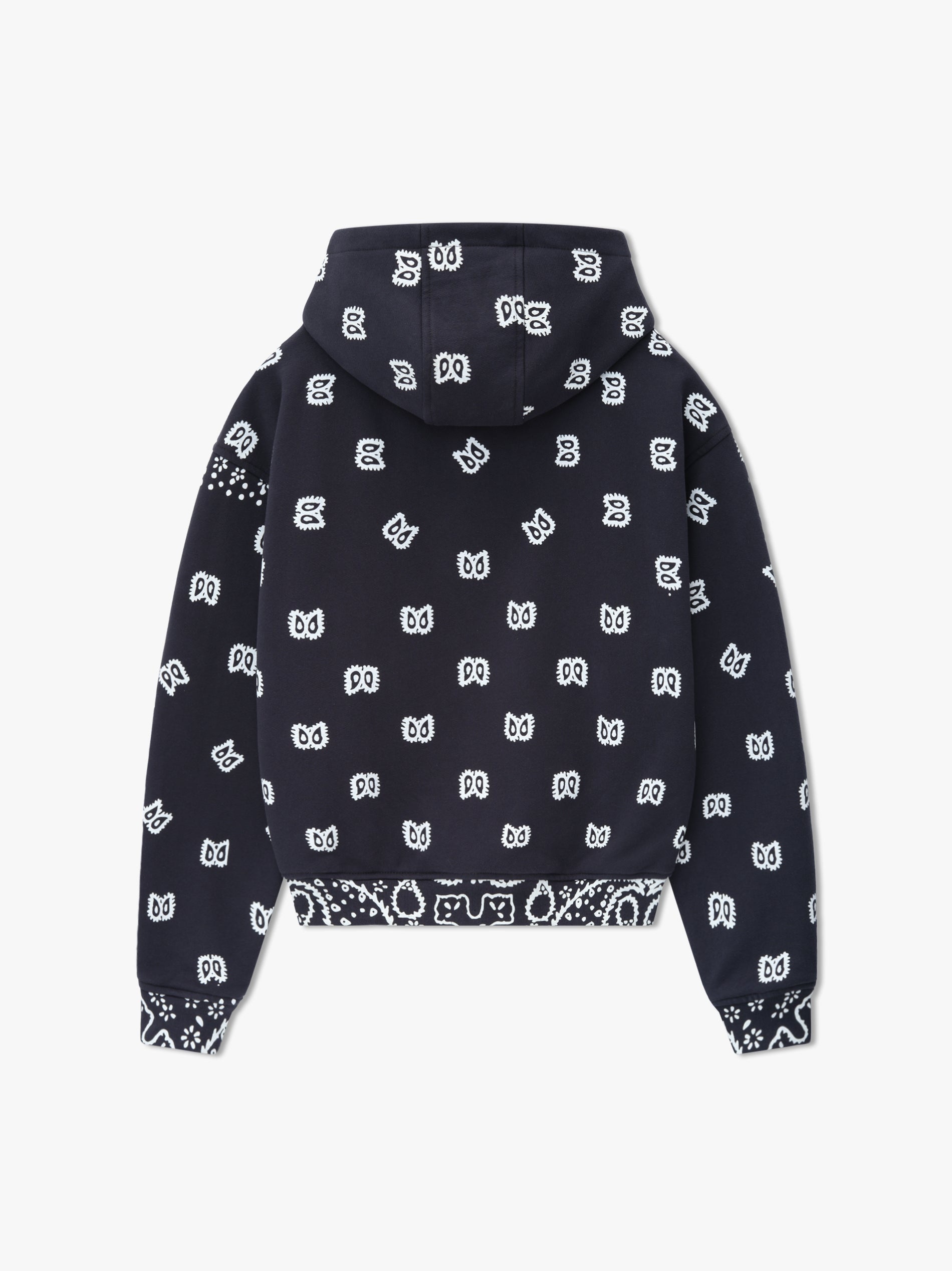 BANDANA PRINT HOODIE - 3