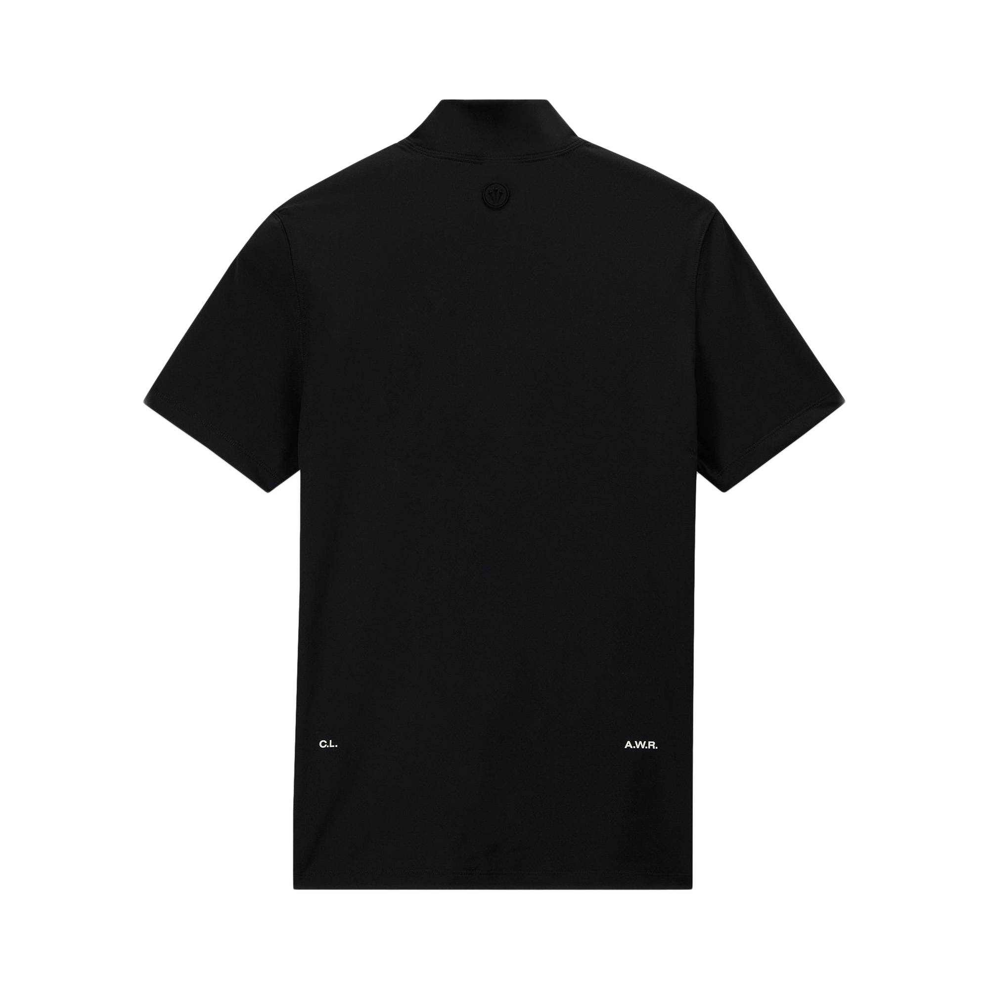 Nike NRG Nocta Mock Neck Short-Sleeve Top 'Black' - 2