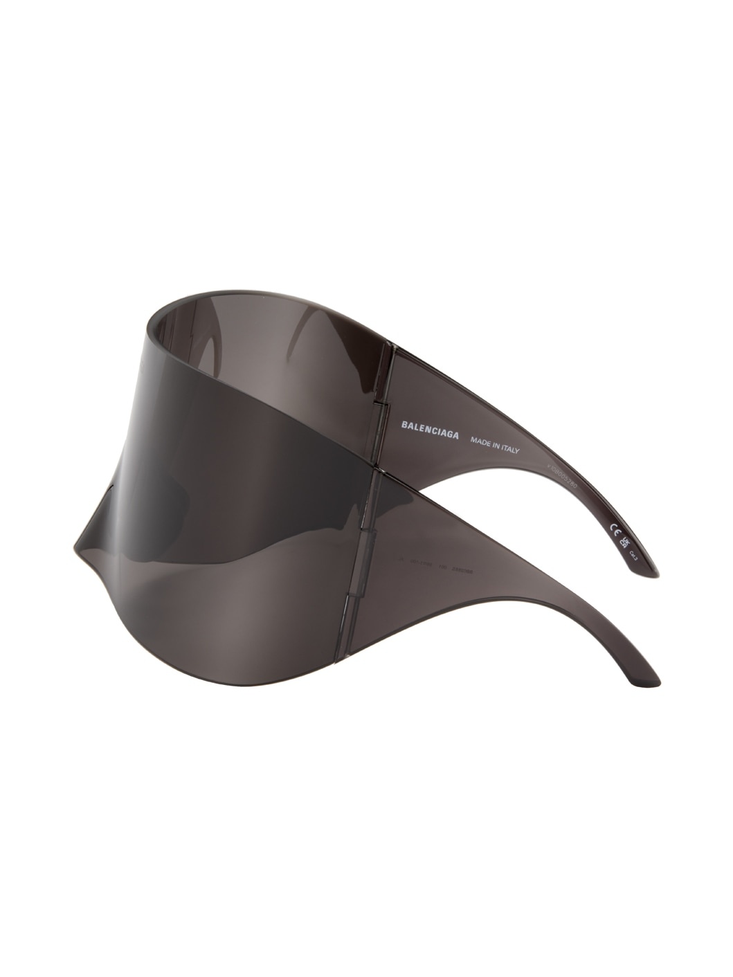 Black Mask Rectangular Sunglasses - 3