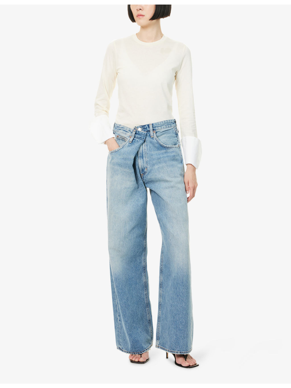 Vana Wide-Leg Denim Jeans - 2