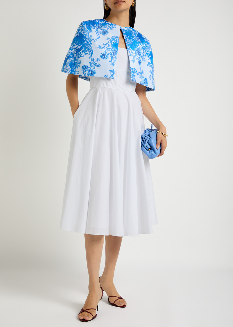 Emilia Wickstead Nikush Panelled Cotton Midi Dress - 4