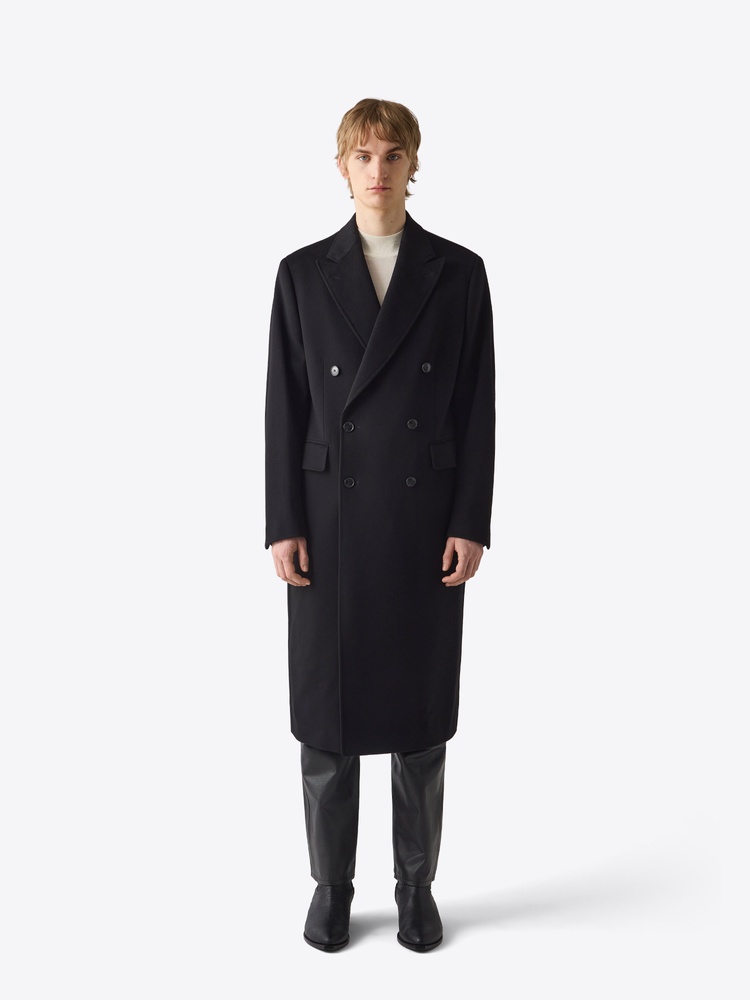 COAT 77 BLACK CLASSIC WOOL - 2